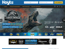 Tablet Screenshot of hoyts.cl
